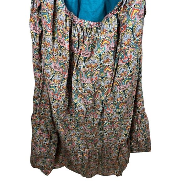 J. Crew Side Cutout Organic Cotton Dress in Liberty Giorgia Duke‎ Fabric Size 6 - Picture 5 of 16